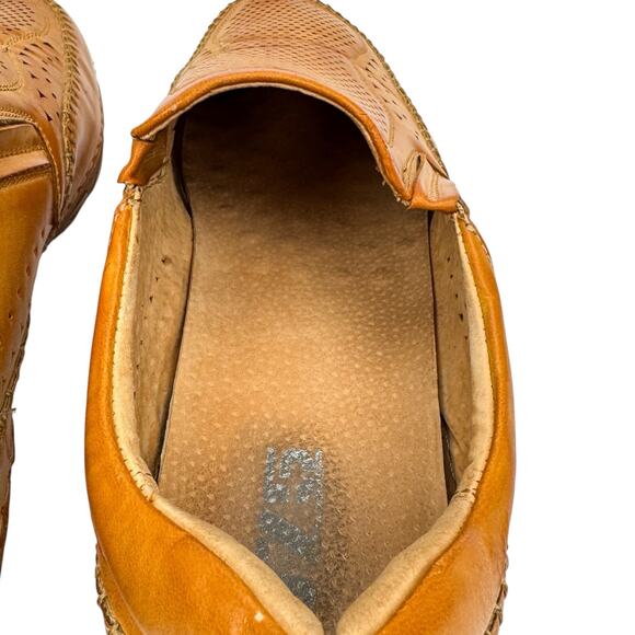 J75 by Jump Faux Leather Perforated Stretch Slip On Loafers Sz 13 Comfort Padded - Picture 8 of 14